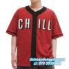 Đồng phục bóng chày CHILL Đỏ Đen Viền Trắng 2 Đồng phục bóng chày CHILL Đỏ Đen Viền Trắng