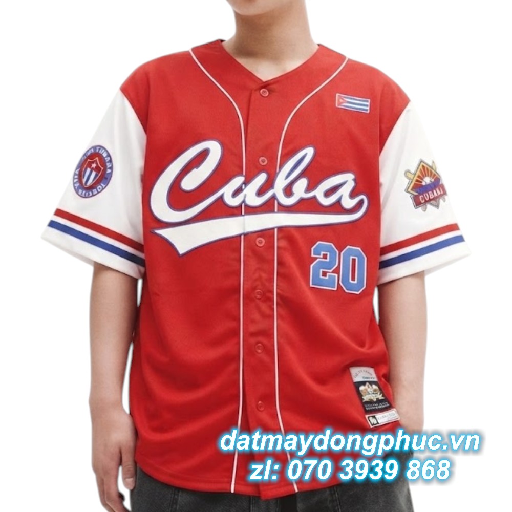 Áo đồng phục bóng chày CLB 20 Áo đồng phục bóng chày CLB 20