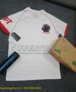 Đồng phục PT màu trắng không cổ