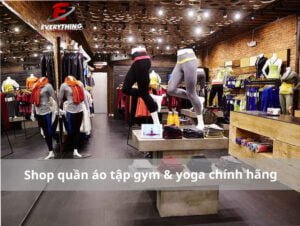 Tổng hợp các shop đồ gym, yoga chính hãng tốt nhất