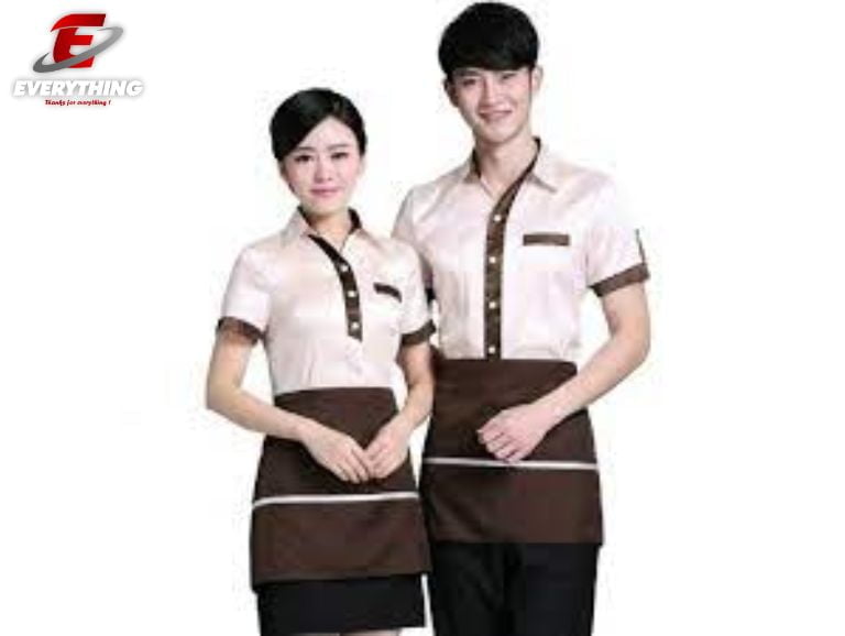Mẫu đồng phục dành cho toàn bộ nhân viên quán cà phê