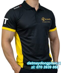 Đồng phục PT KING FITNESS & POOL Màu Đen