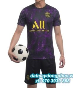 Đồng phục đá banh PSG màu tím
