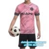 Đồng phục đá banh Miami màu hồng