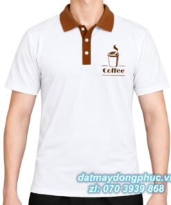 Đồng phục quán cafe màu nâu