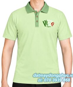 Đồng phục quán ăn màu xanh lá cây