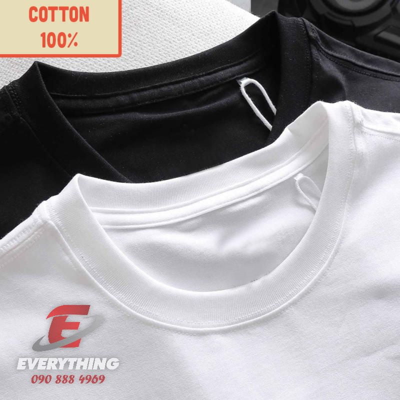 Áo thun cotton 100% được dệt chủ yếu từ sợi bông