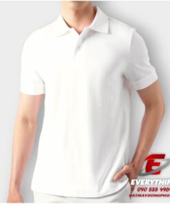 Áo thun polo màu trắng