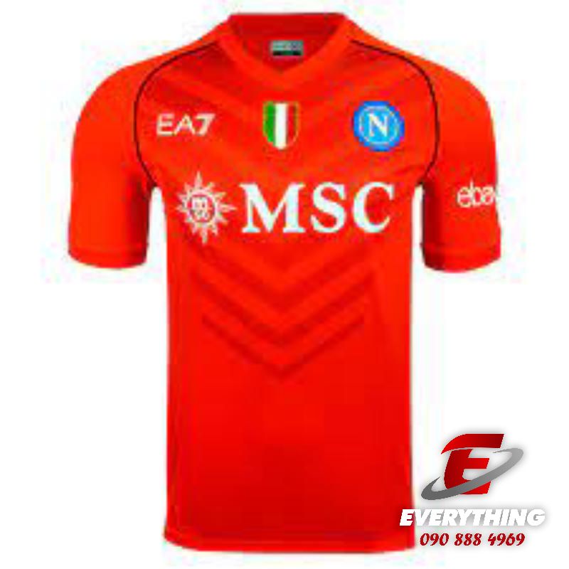 Mẫu áo thủ môn CLB Napoli màu đỏ