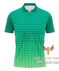 Áo Đồng Phục Tennis Polo Xanh Lá