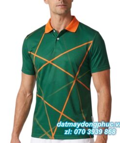 Áo Đồng Phục Tennis Polo Lưới Đan Xanh