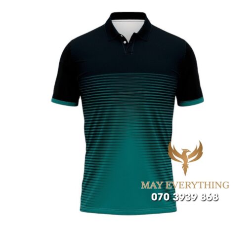 Áo Đồng Phục Tennis Polo Xanh Phối Đen 19 510x456 1