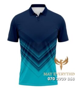 Áo Đồng Phục Tennis Polo Xanh Đen
