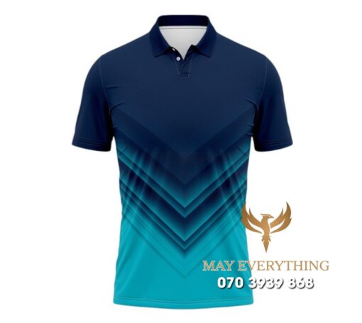 Áo Đồng Phục Tennis Polo Xanh Đen Áo Đồng Phục Tennis Polo Xanh Đen