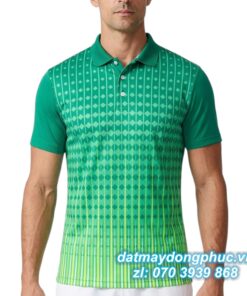 Áo Đồng Phục Tennis Polo Xanh Lá