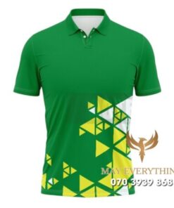 Áo Đồng Phục Tennis Polo Xanh Lá