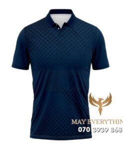 Áo Đồng Phục Tennis Polo Xanh Đen Lịch Lãm