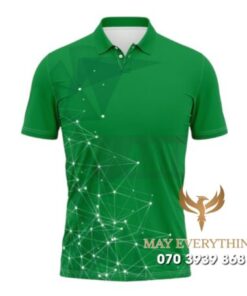 Áo Đồng Phục Tennis Polo Xanh Lá