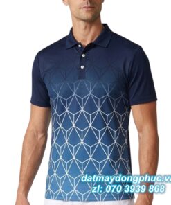 Áo Đồng Phục Tennis Polo Kim Cương Xanh