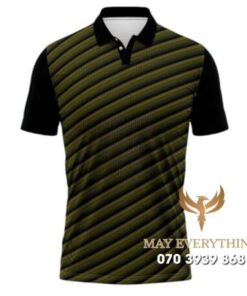 Áo Tennis Thiết Kế Sọc Xanh Kẻ Độc Đáo