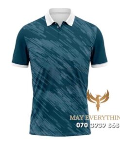 Áo Đồng Phục Tennis Polo Hải Âu Xanh