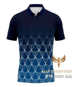 Áo Đồng Phục Tennis Polo Kim Cương Xanh
