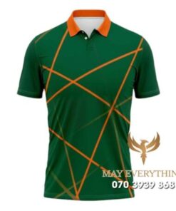 Áo Đồng Phục Tennis Polo Lưới Đan Xanh