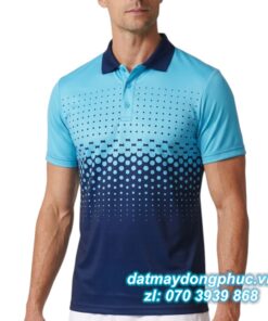 Áo Đồng Phục Tennis Polo Sóng Xanh