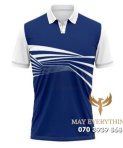 Áo Tennis Polo Thiết Kế Xanh Dương