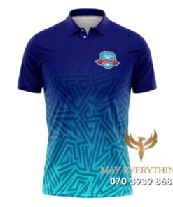 Áo Đồng Phục Tennis Polo Gradient Xanh Navy