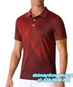 Áo Đồng Phục Thể Thao CLB Màu Đỏ Đô
