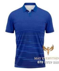 Áo Đồng Phục Tennis Polo Xanh Dương