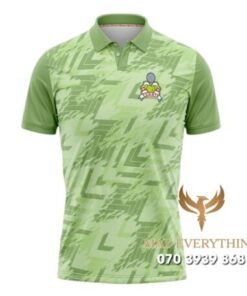 Áo Đồng Phục Tennis Polo Xanh Lục