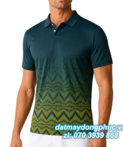 Áo Đồng Phục Tennis Polo Xanh Đậm