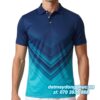 Áo Đồng Phục Tennis Polo Xanh Đen