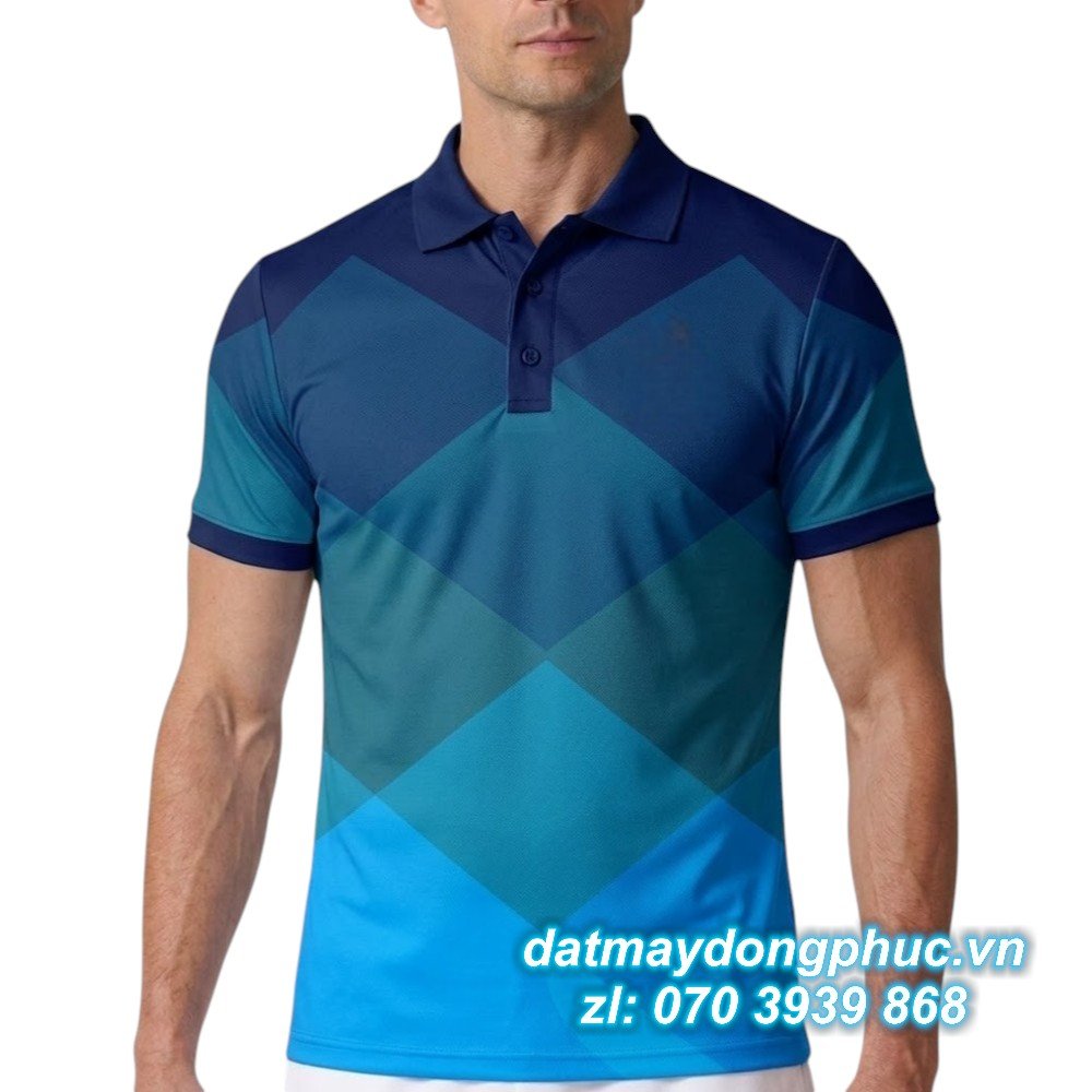 Áo Đồng Phục Tennis Xanh Đen Áo Đồng Phục Tennis Xanh Đen