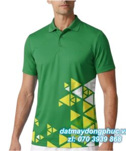 Áo Đồng Phục Tennis Polo Xanh Lá