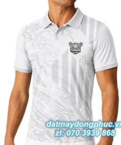 Áo Tennis Sọc Xám Độc Đáo