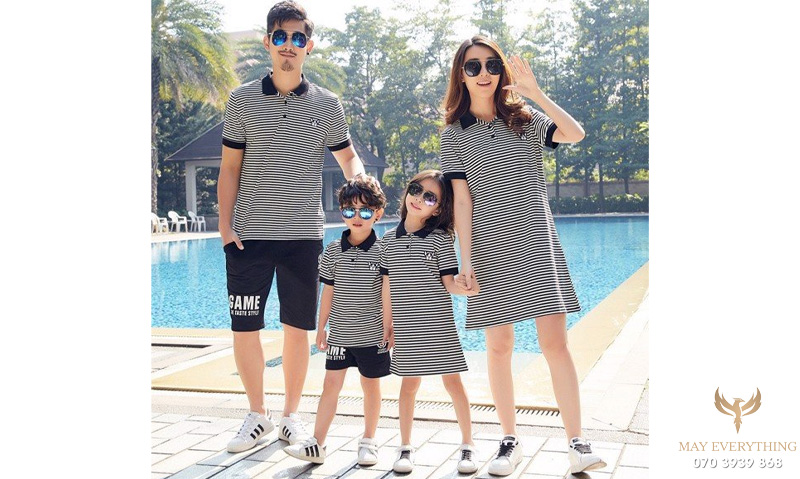 Gợi ý 8 mẫu quần áo đồng phục gia đình đẹp, chất vải tốt và phong cách 4 dong-phuc-gia-dinh-dep-3