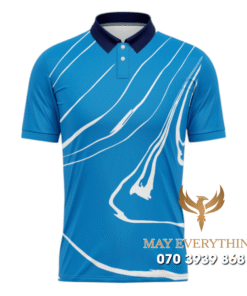 Áo Polo Đồng Phục Golf CLB Màu Xanh Biển Hiện Đại