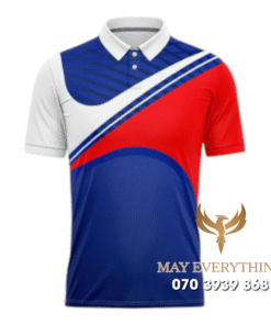 Áo Polo Đồng Phục Golf CLB Màu Đỏ Xanh Thiết Kế Hiện Đại