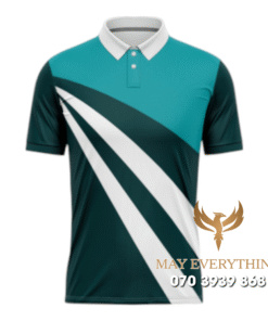 Áo Polo Đồng Phục Golf CLB Màu Xanh Mạ Thiết Kế Hiện Đại
