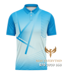 Áo Polo Đồng Phục Golf CLB Màu Xanh Biển Thiết Kế Phong Cách