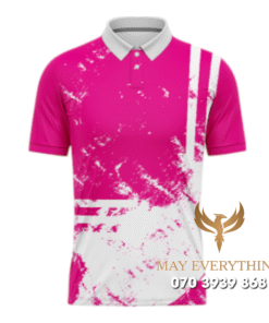 Áo Polo Đồng Phục Golf CLB Màu Hồng Thiết Kế Phong Cách