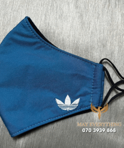 May khẩu trang xanh adidas