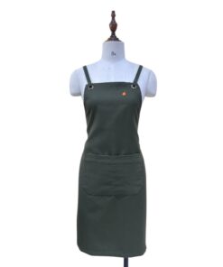 May tạp dề màu xám