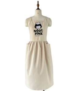May tạp dề Ngọc Pink