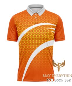 Áo Polo Đồng Phục Golf CLB Màu Cam Thiết Kế