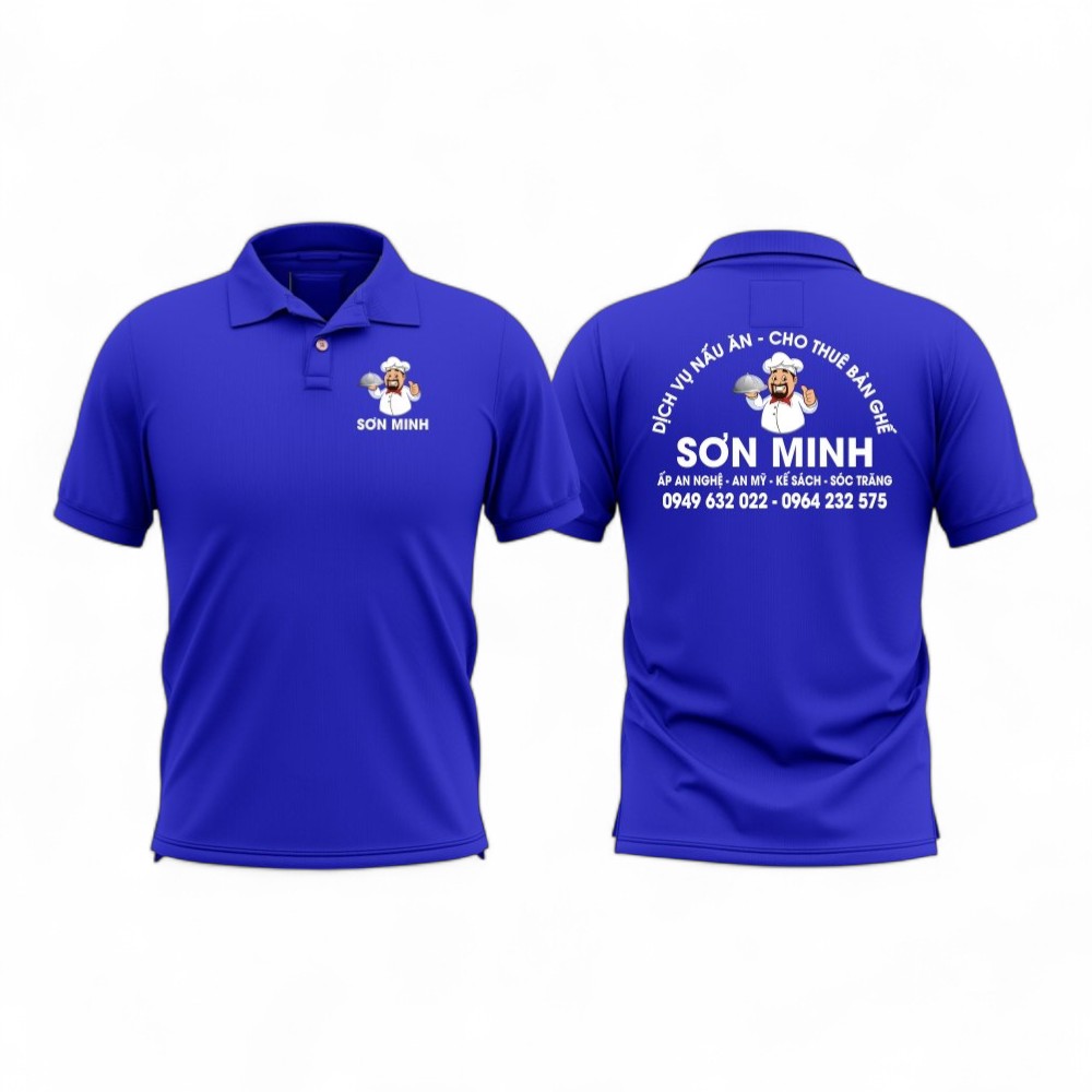 Áo Thun Polo Đồng Phục Tiệc Cưới  Sơn Minh