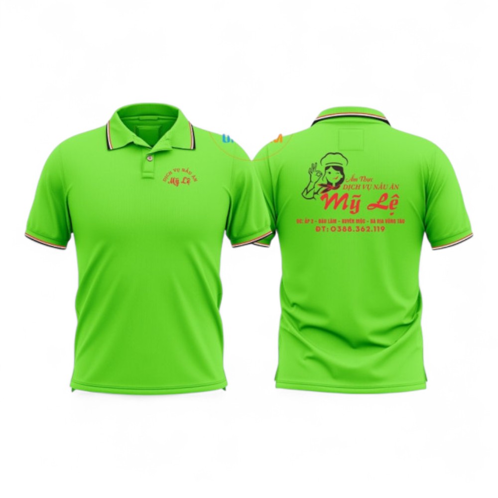 Áo Thun Polo Đồng Phục Tiệc Cưới Mỹ Lệ